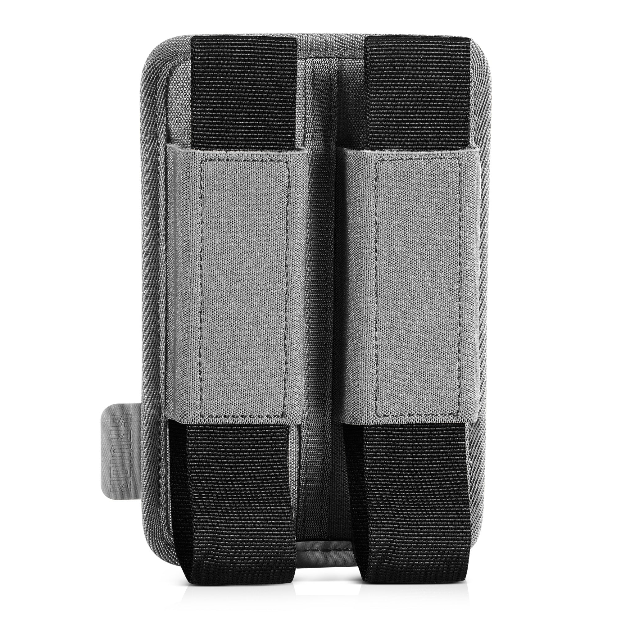 Extended Pistol Mag Holder w/ Hook Backing - 2 Slot - Image 2