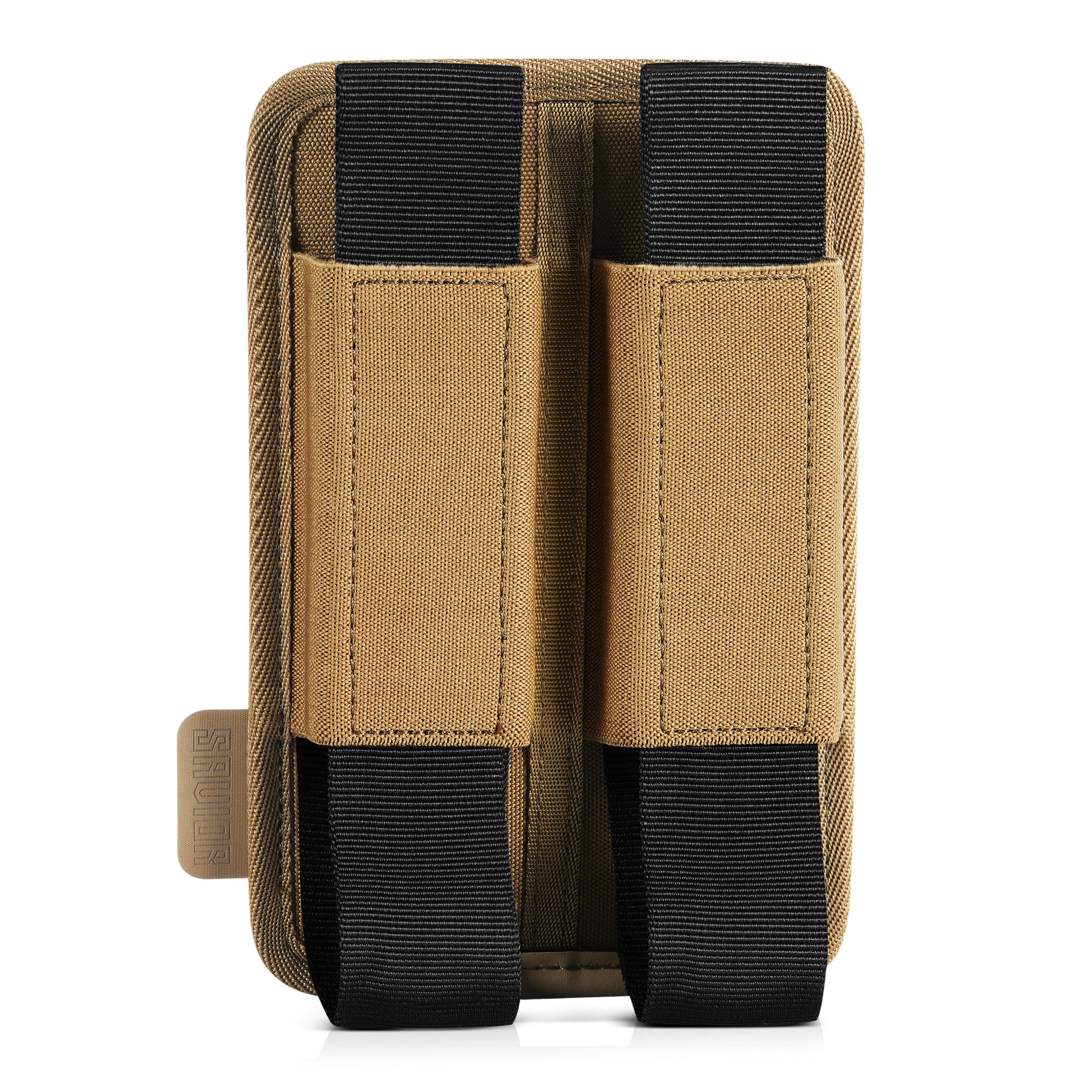 Extended Pistol Mag Holder w/ Hook Backing - 2 Slot - Image 4
