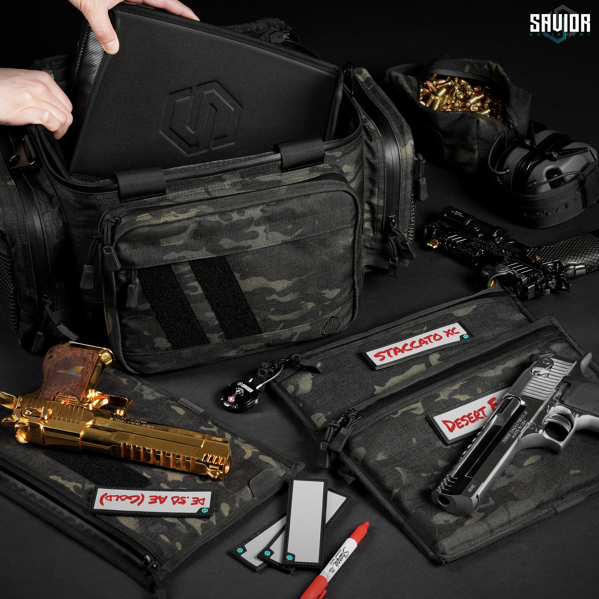 MultiCam® Specialist Range Bag w/ 3 Pistol Sleeves - Image 2