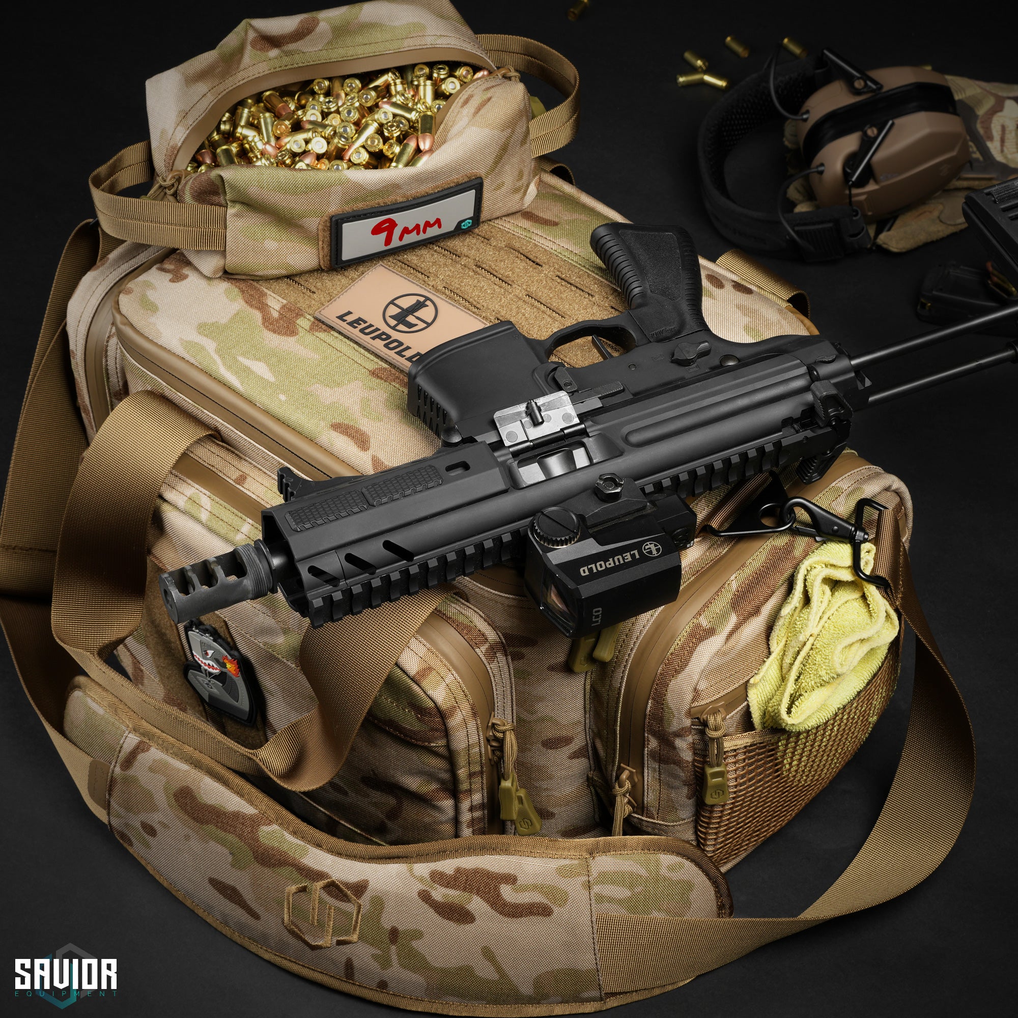 MultiCam® Specialist Range Bag w/ 3 Pistol Sleeves - Image 14