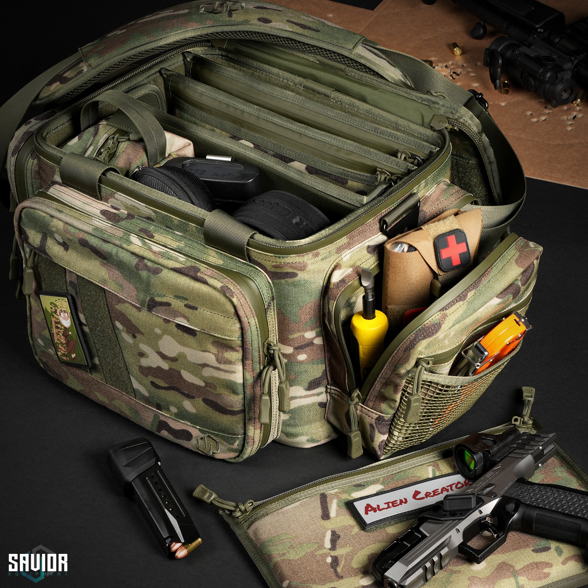 MultiCam® Specialist Range Bag w/ 3 Pistol Sleeves - Image 21