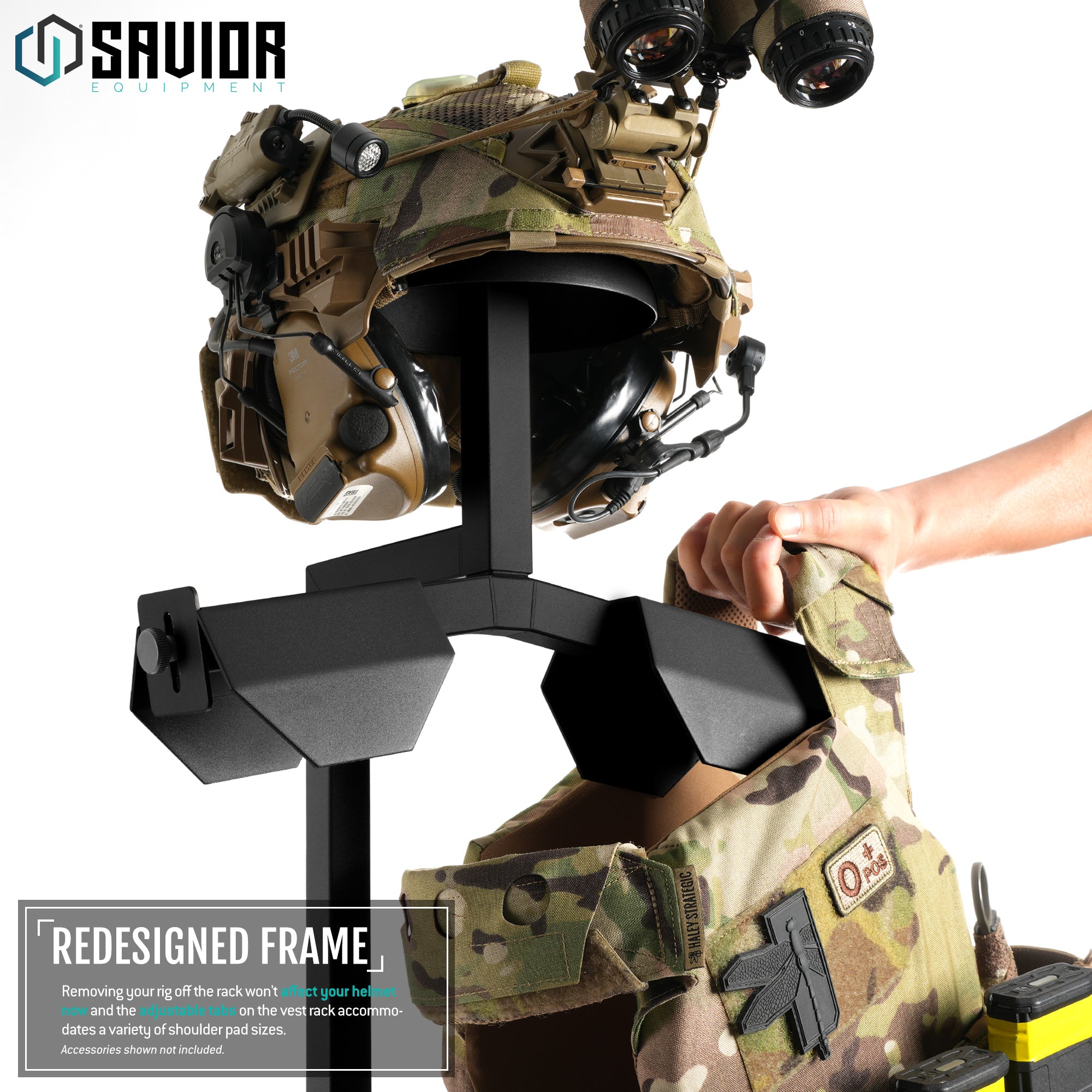 H.A.B Rack 2.0 - Tactical Gear Stand W/ Rifle Rack - Image 3