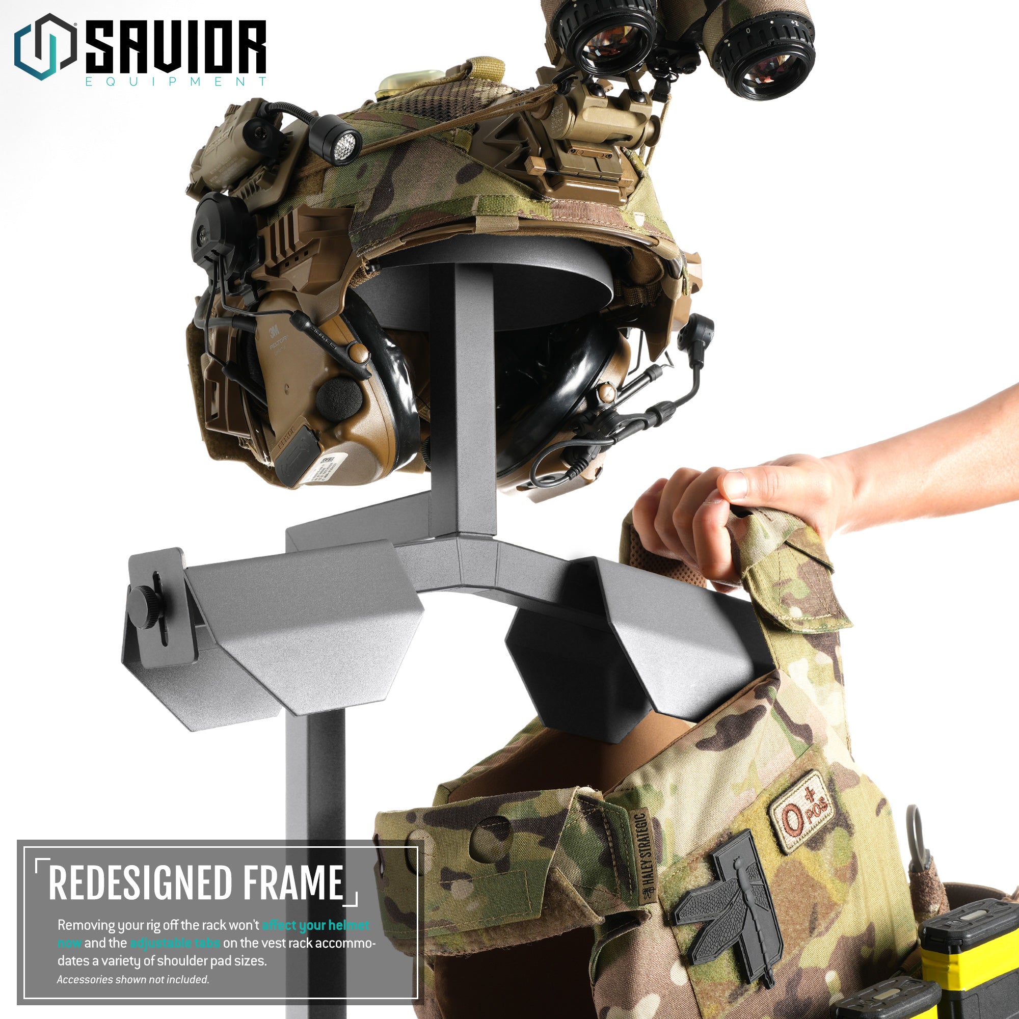 H.A.B Rack 2.0 - Tactical Gear Stand W/ Rifle Rack - Image 9