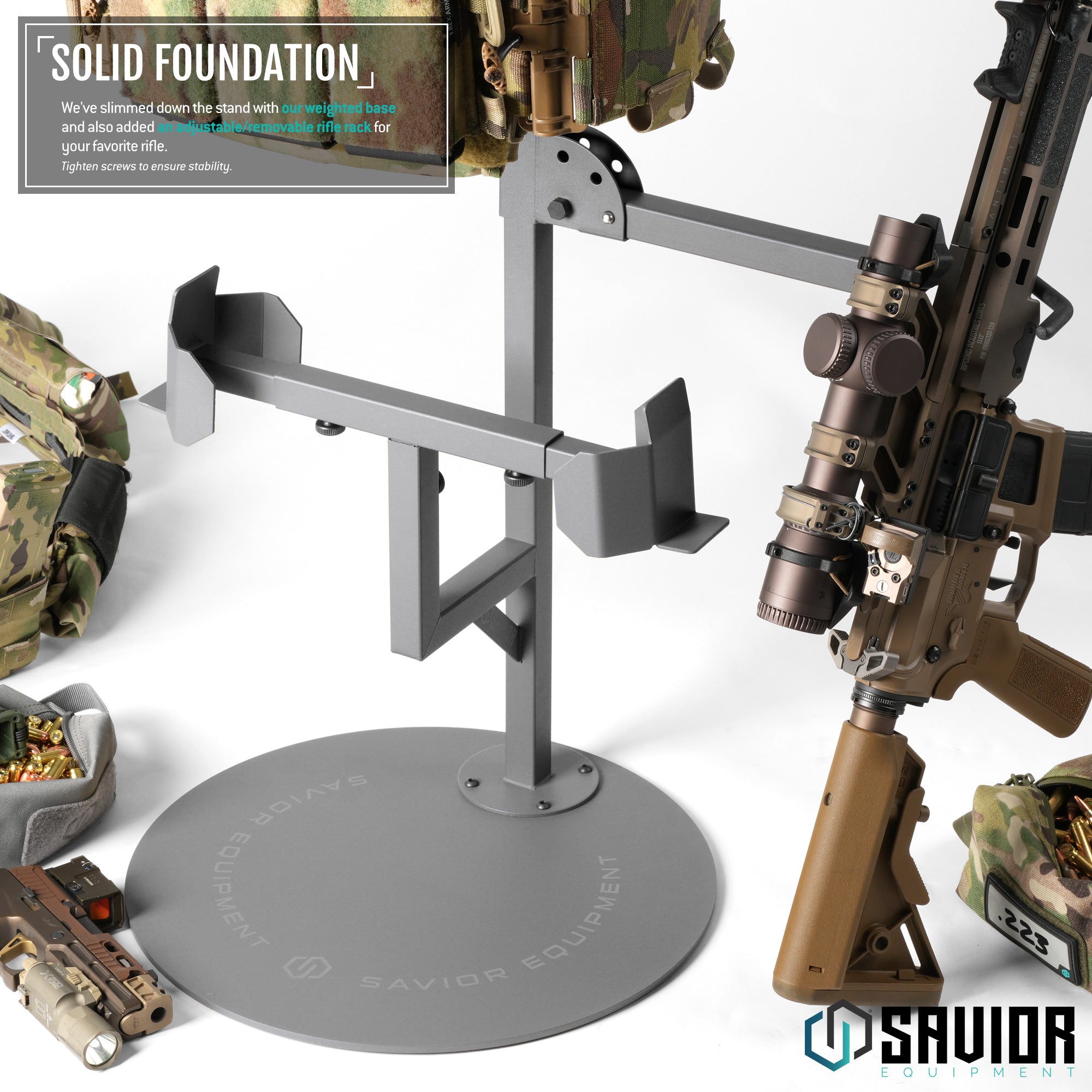 H.A.B Rack 2.0 - Tactical Gear Stand W/ Rifle Rack - Image 10