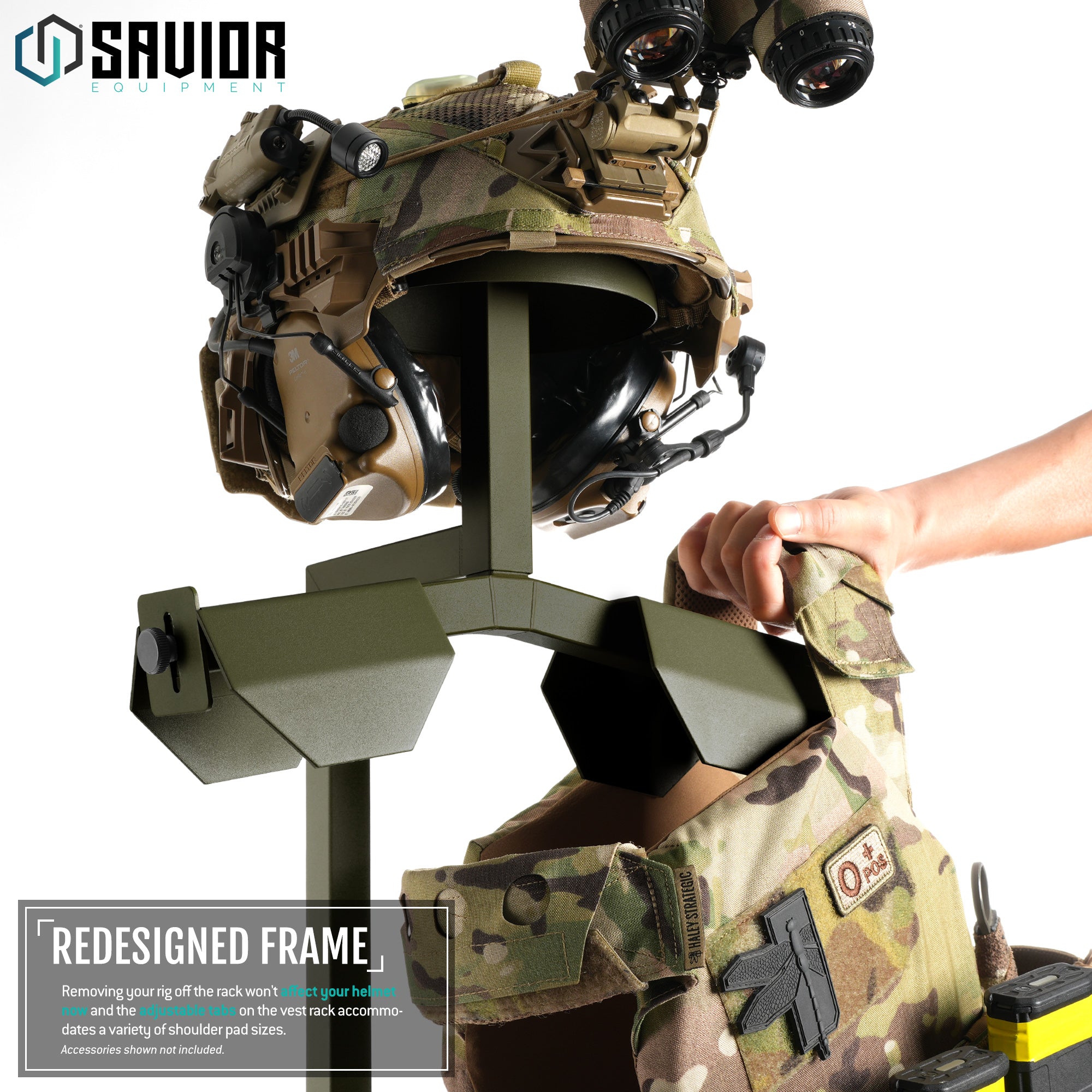 H.A.B Rack 2.0 - Tactical Gear Stand W/ Rifle Rack - Image 15