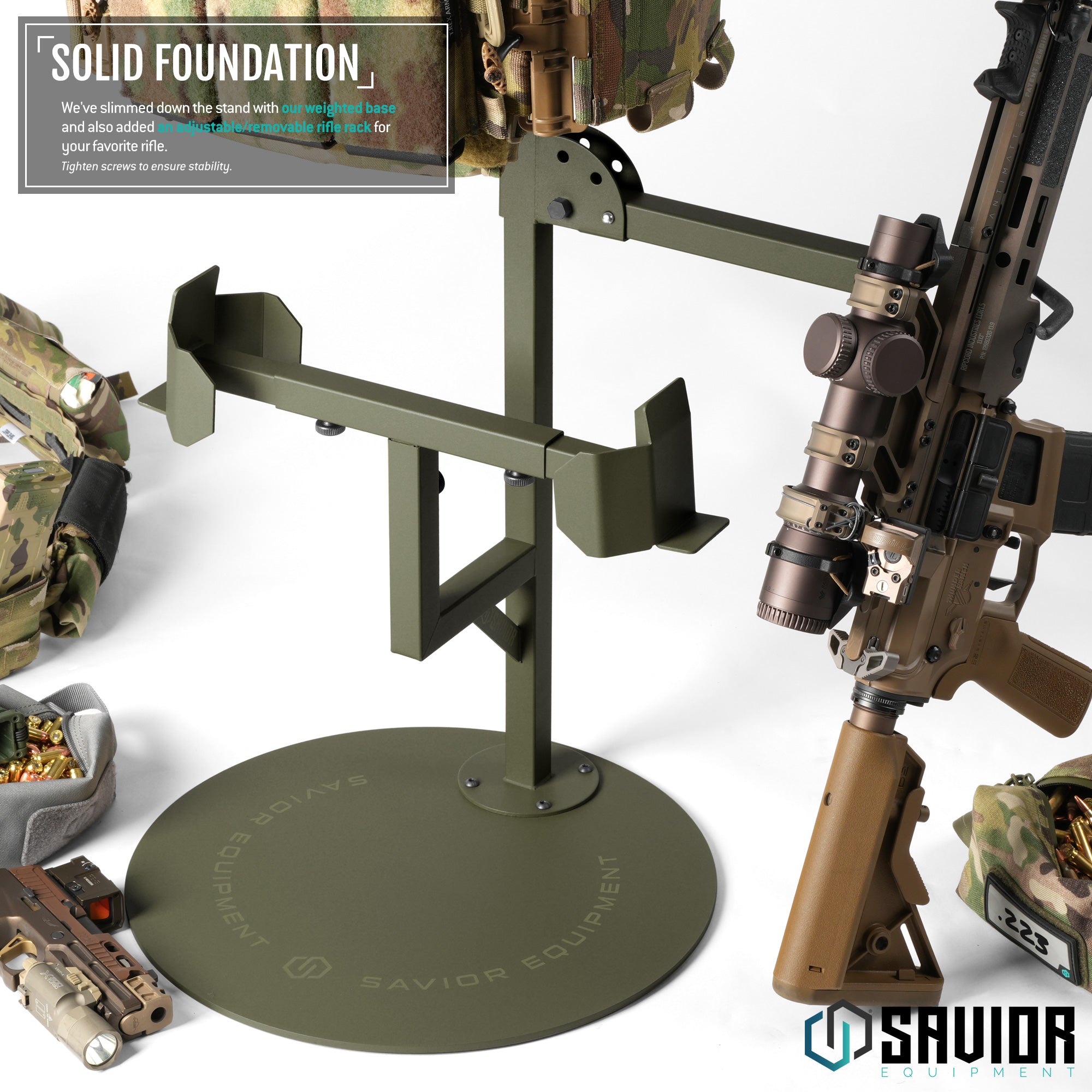 H.A.B Rack 2.0 - Tactical Gear Stand W/ Rifle Rack - Image 16