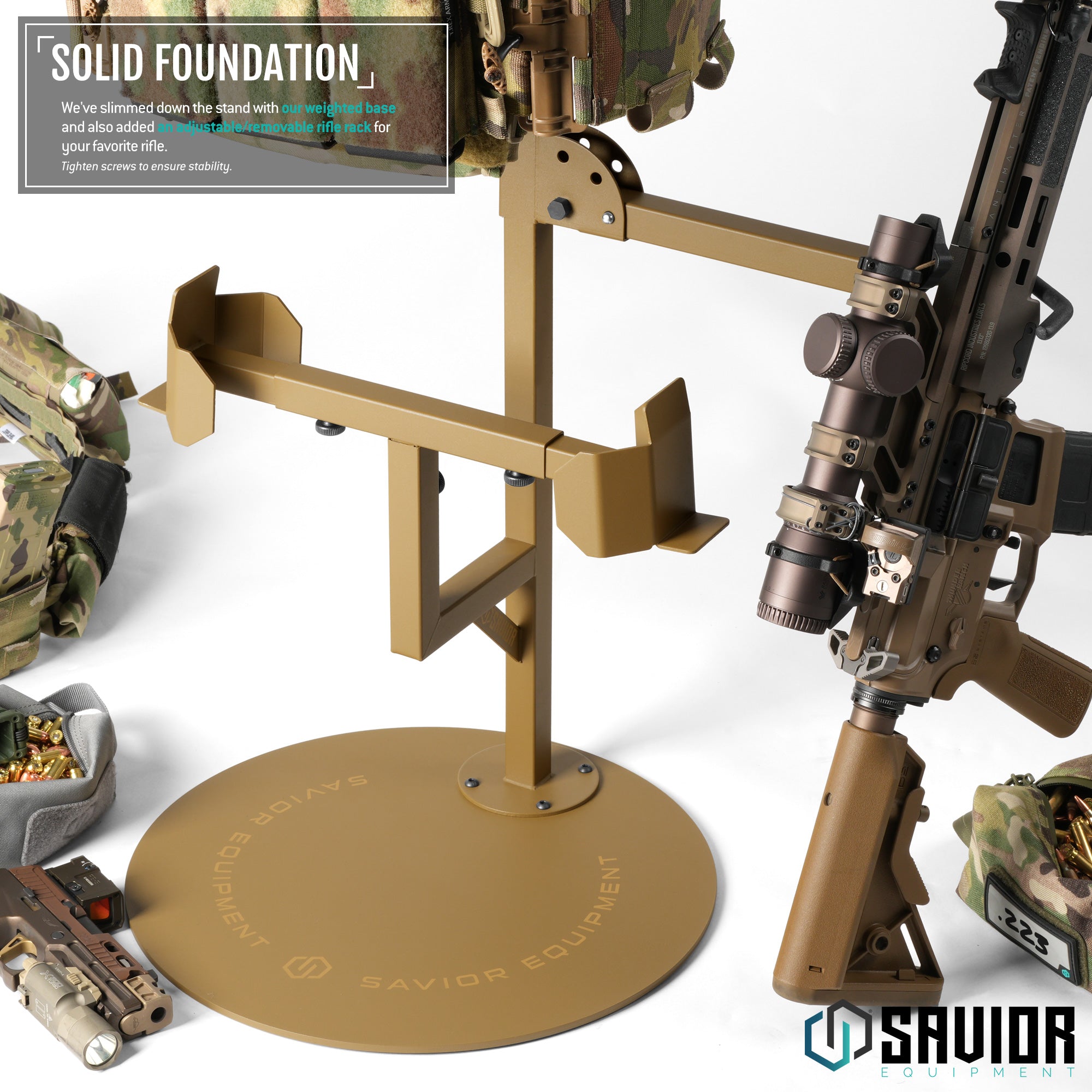 H.A.B Rack 2.0 - Tactical Gear Stand W/ Rifle Rack - Image 22