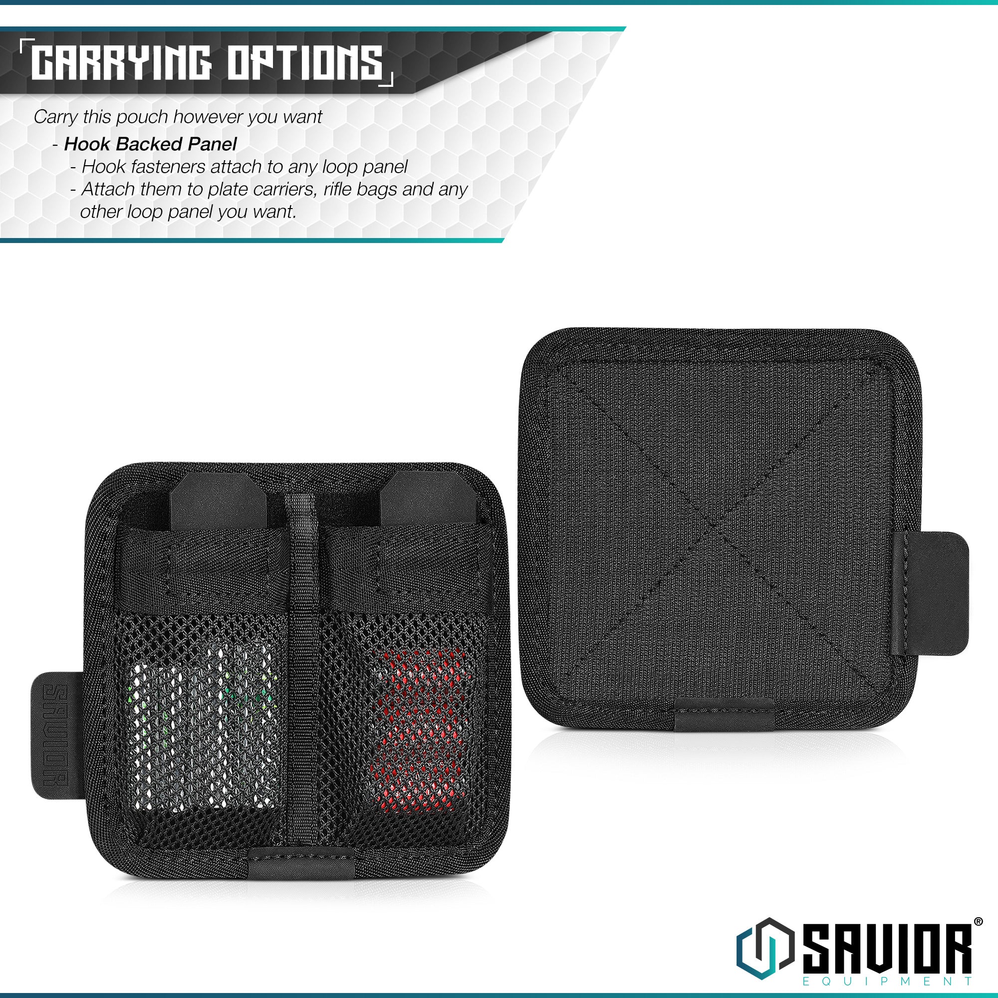 Battery Holder w/ Hook Backing - 2 Slot - Image 6