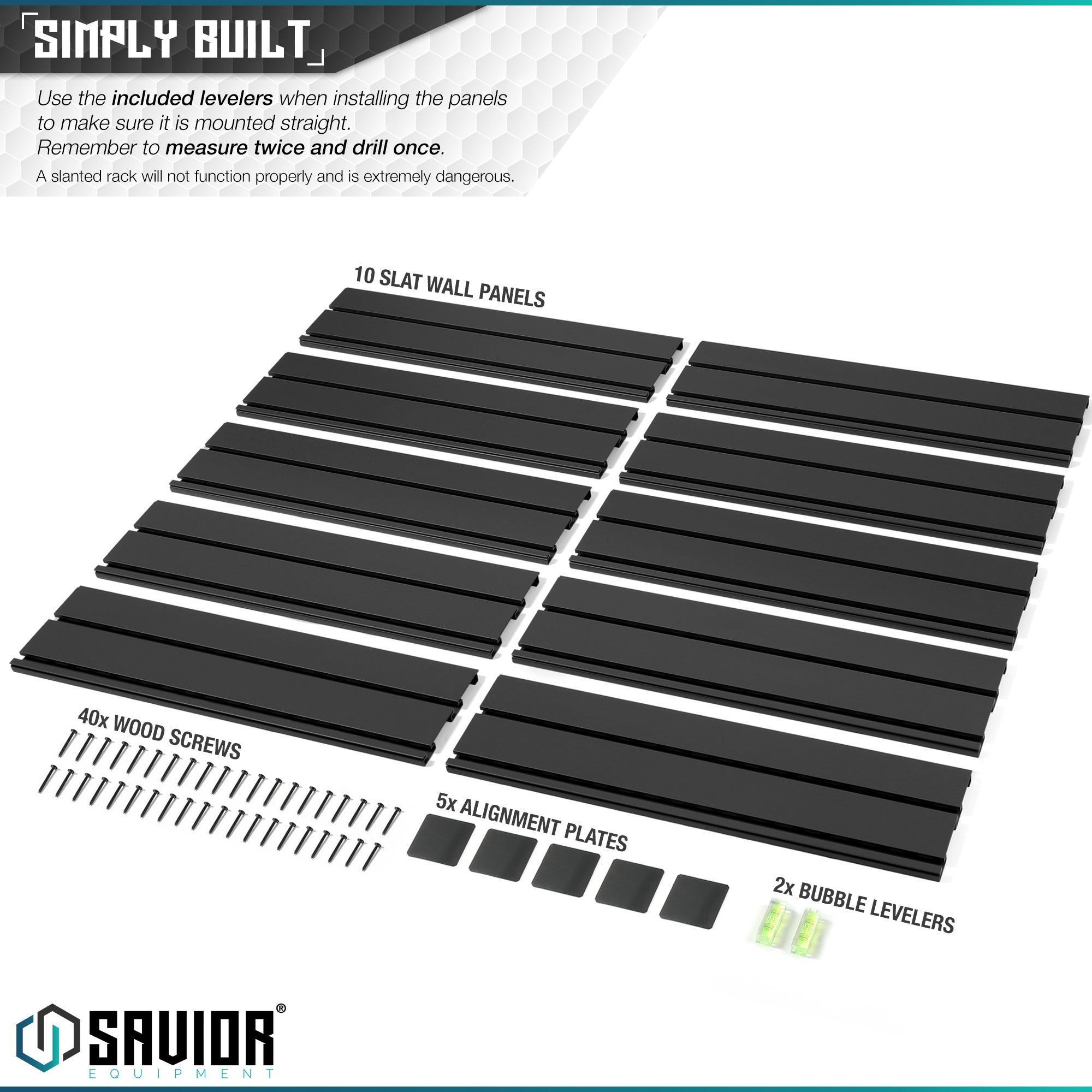 Wall Rack System - 10 Panels (48" W x 31" H) - Image 6
