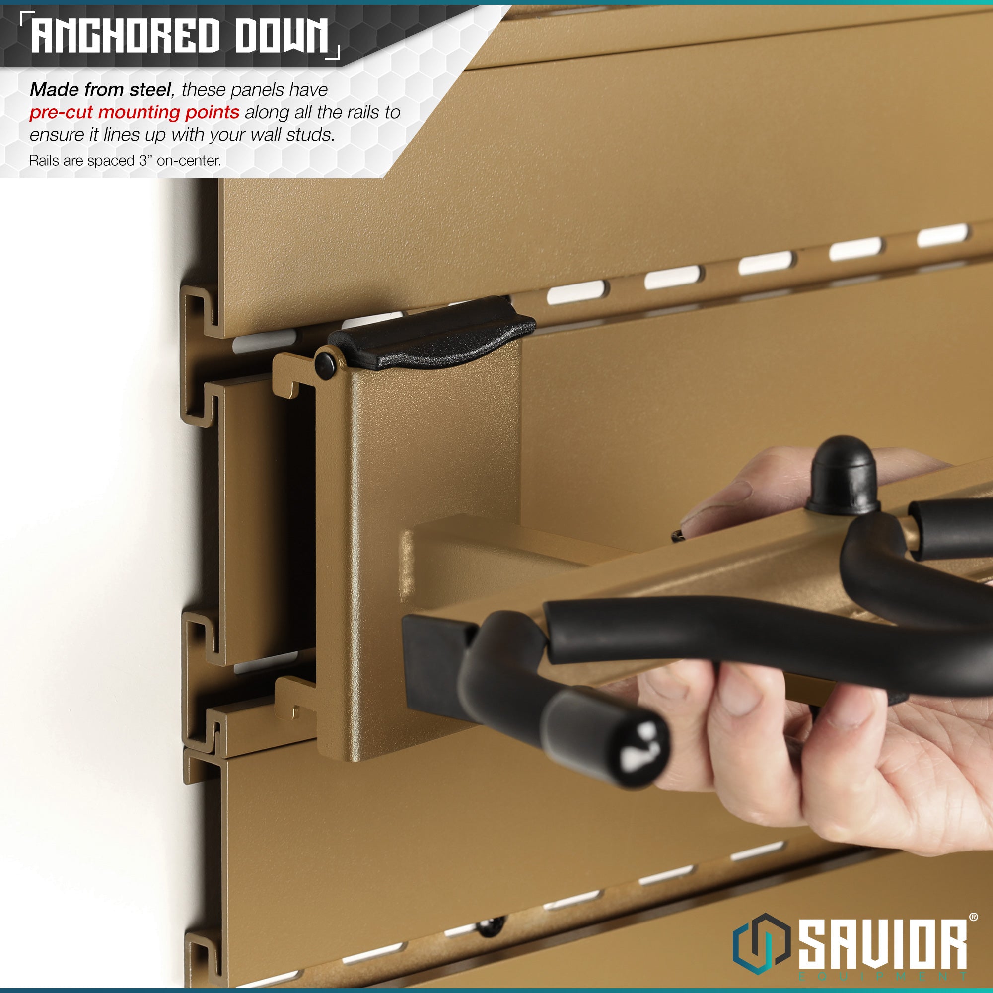 Wall Rack System - 10 Panels (48" W x 31" H) - Image 21