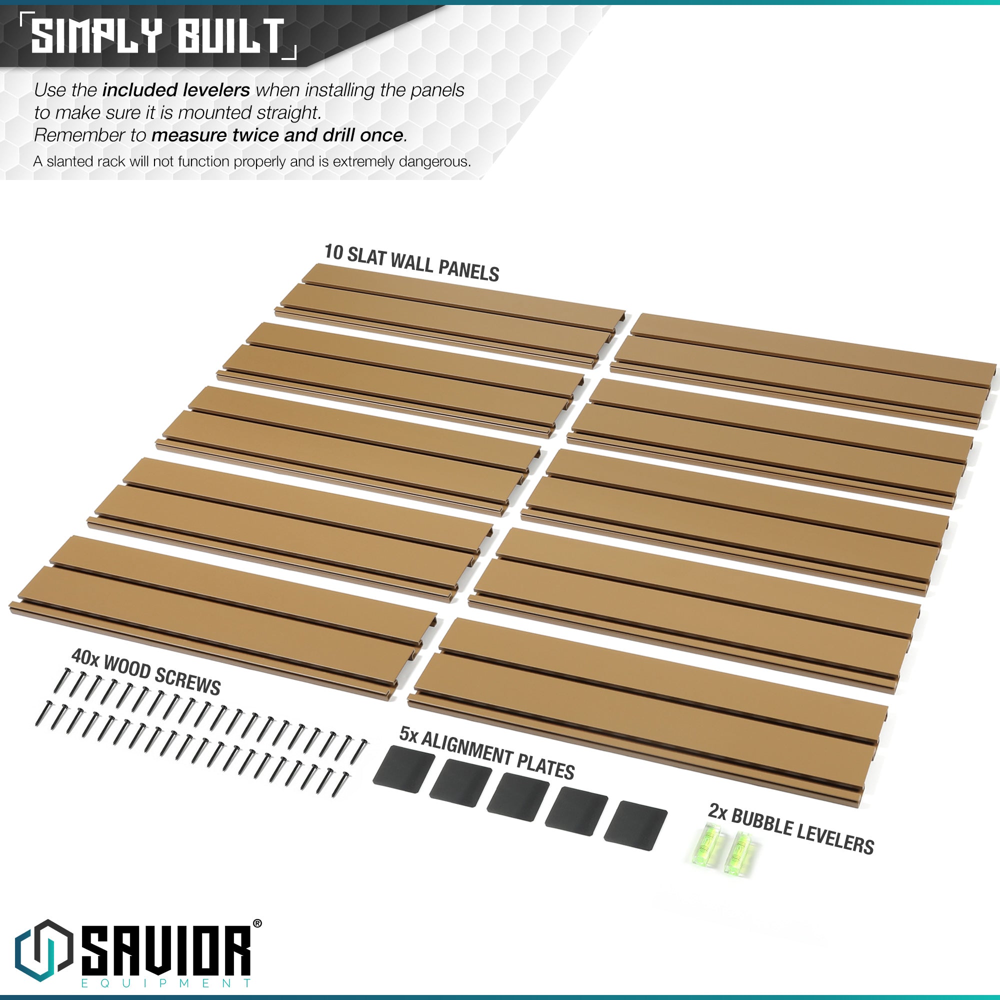 Wall Rack System - 10 Panels (48" W x 31" H) - Image 24